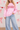 Women's Fall Pink Valentines Day Mock Neck Sweatshirt