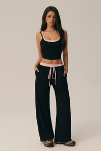 Women's Polka Dot Yoga Sets:Layered-Look Cami & Pants
