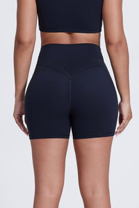 Women'S Fitness Yoga Lines Hip Tight Shorts