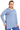 Plus Size Women's Side Pleated Long Sleeve Hooded Cover Up