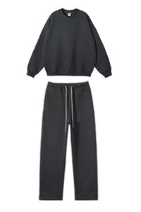 Men/Women Oversize Fleece-Lined Heavyweight Hoodie and pants
