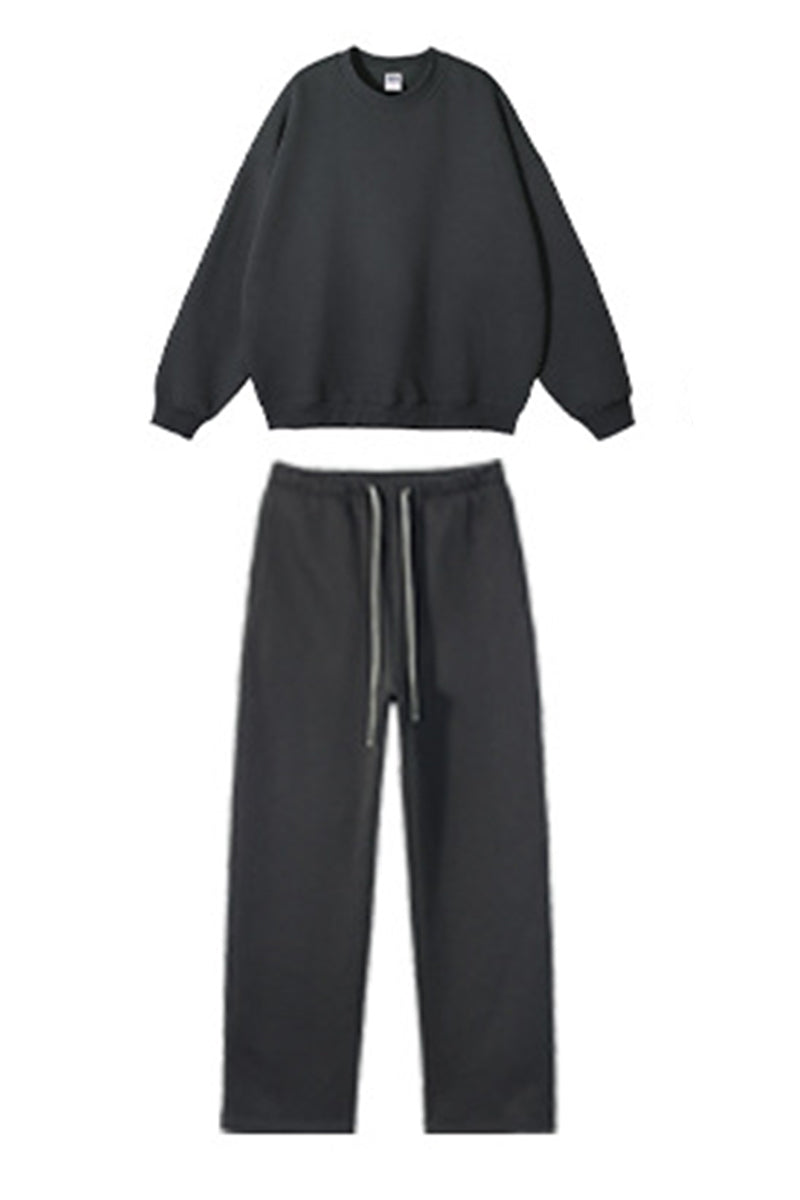 Men/Women Oversize Fleece-Lined Heavyweight Hoodie and pants