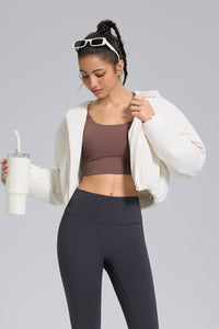 Women Hooded Fleece Casual Sport Jacket