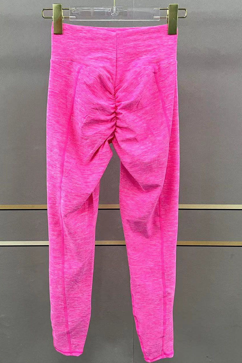 Women Quick Dry Sharpened Tight High Waisted Tummy Tucking Hip Lifting No Embarrassing Lines Outer Wear Yoga Exercise Fitness Pants