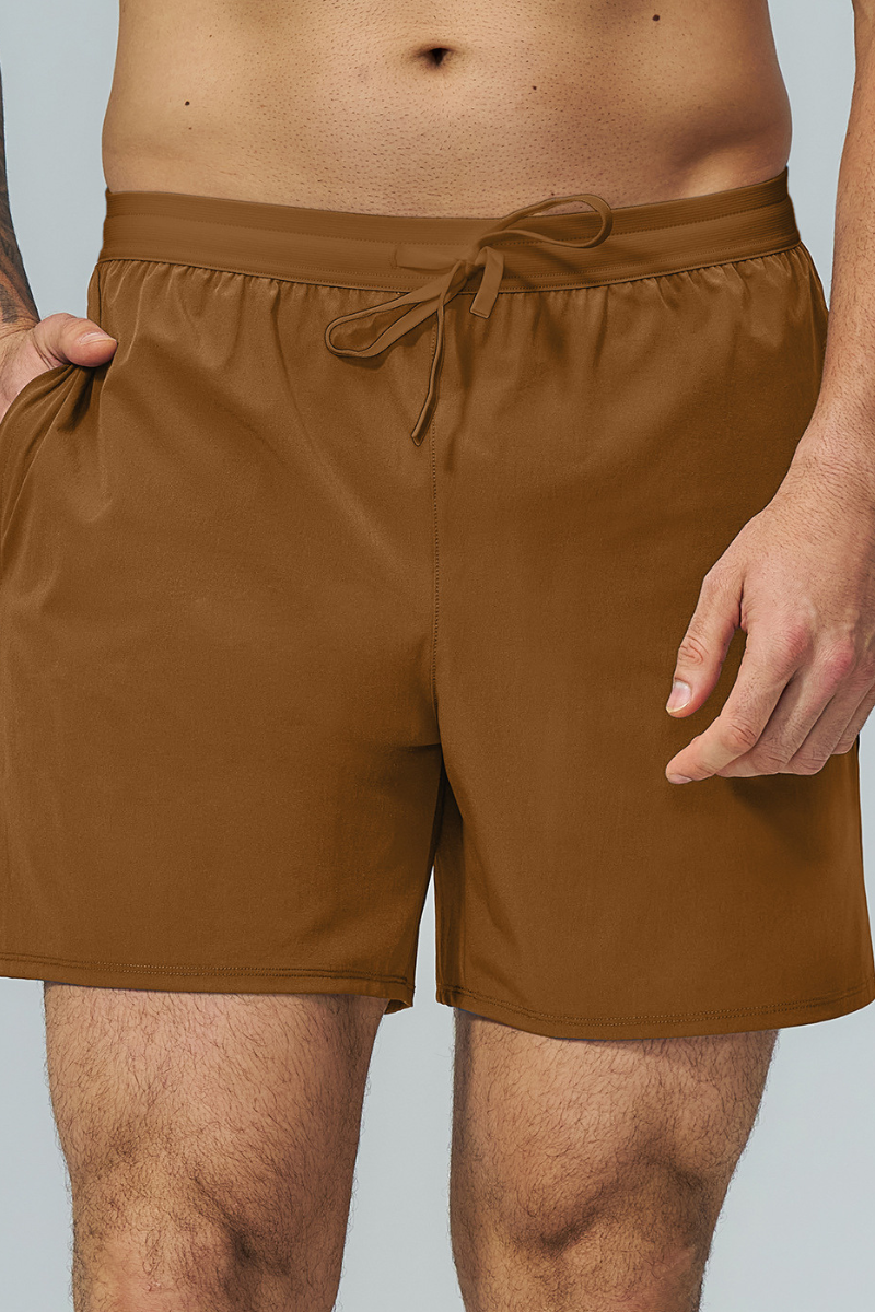 Men's Soft Water-Resistant Drawstring Outdoor Running Shorts