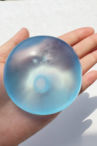 2.36in Sensory Fidget Toy Clear Vaseline Squishy Ball