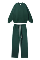 Men/Women Oversize Fleece-Lined Heavyweight Hoodie and pants