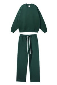Men/Women Oversize Fleece-Lined Heavyweight Hoodie and pants