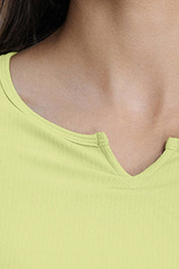 Women V-Neck Stretchy Slim-Fit Yoga Long Sleeve Top