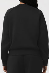 Women Fleece Letter Print Sweatshirt