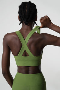 Women's Wide Strap I-Back Sports Bra