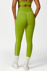 Women'S Color Clash Yoga Sports Leggings
