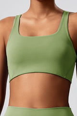 Women Backless Cross Professional Sports With Bra Pad Slim Fashion Fitness Bra
