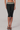 Women's Low-Rise Fold-Over Color-Block Striped Capri Legging