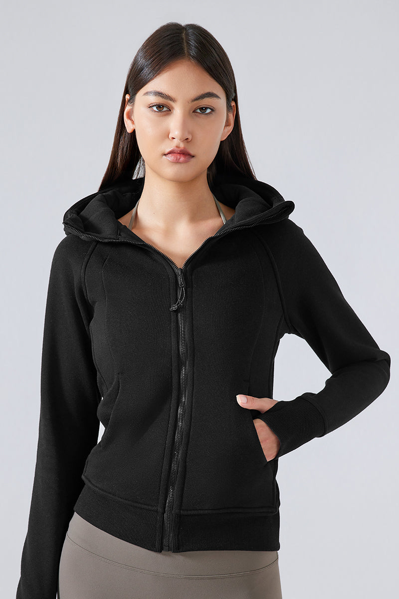 Women'S Zip Sport Hooded Jacket