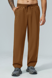 Men's Fall Elastic Waist Drawstring Relaxed Casual Pants