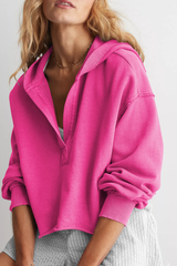 V-neck, pullover, long-sleeved shirt