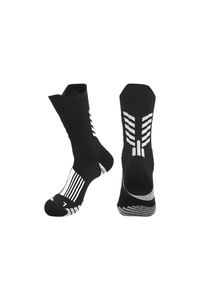 Slip-resistant mid-calf socks.