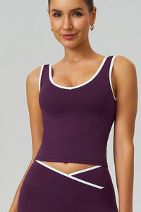 Women Naked-Feel Crisscross Back Sports Bra