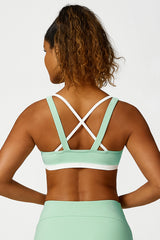 Women'S Color Clash Sports Bra