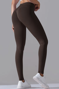 Seamless Women V-Cross Waist Yoga Leggings