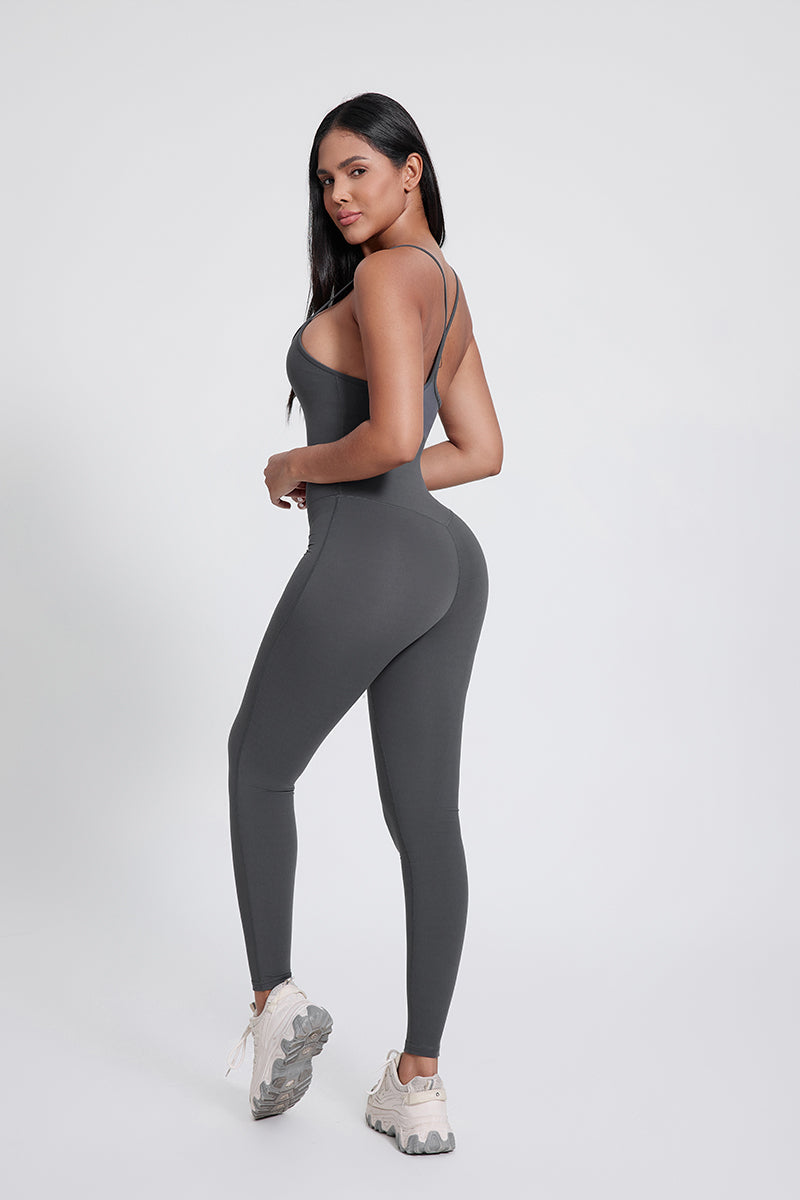 Women'S Sports Dance Y-Line Beauty Back Tight-Fitting Bodysuit