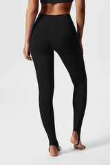Women Eco-Friendly Fabric Foot-Stepping Model Buttocks Lifting And Shaping Yoga Fitness Running Exercise Leggings
