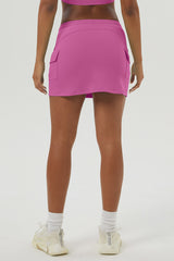 Women'S Waist Drawstring Tennis Skirt