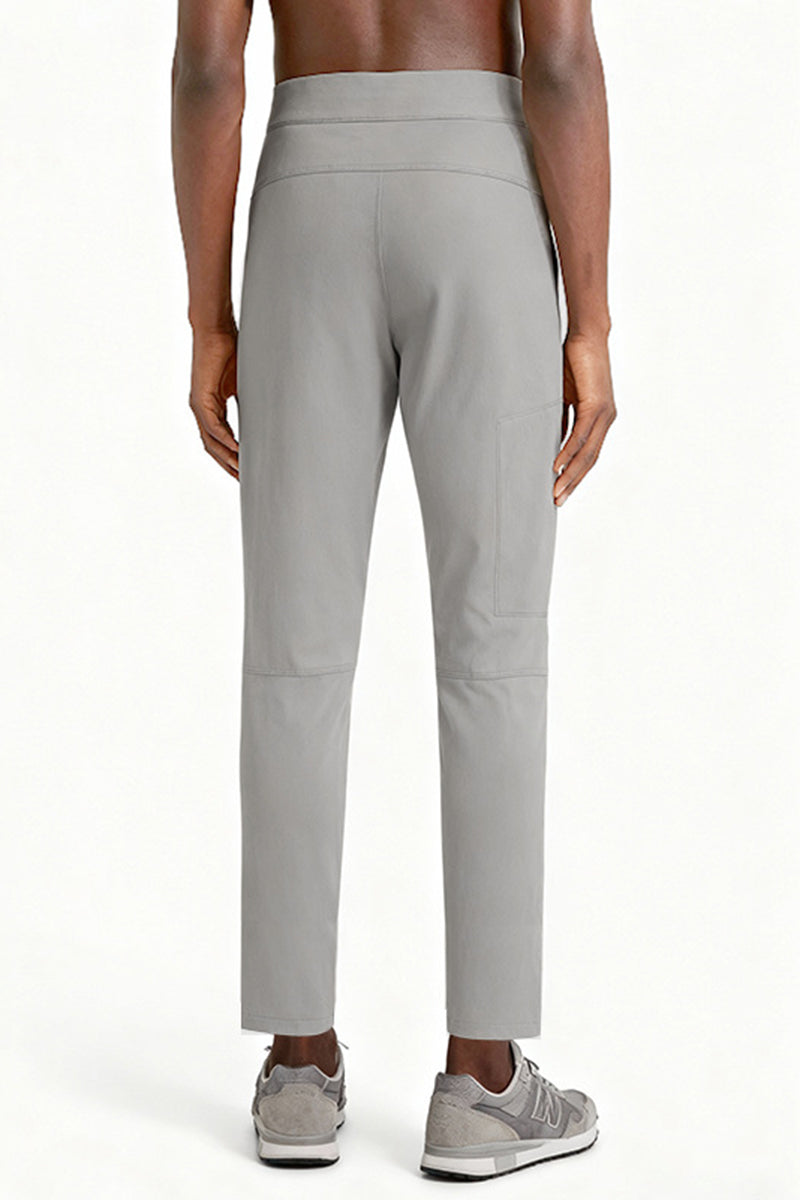 Men Straight Leg Multi-Pocket Outdoor Hiking Pants