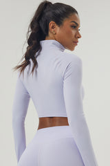 Women'S Zipper Reversible Collar Sport Jacket