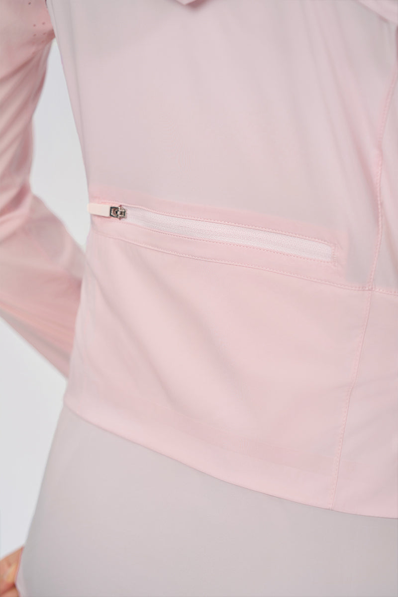 Women Cooling Uv50+ Slim-Fit Convertible Hood Outdoor Sun Protection Jacket
