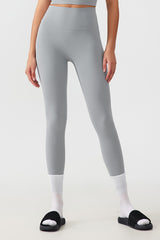 Women Free Size Nude Hip Lifting Shaping Fitness 9/10 Yoga Pants