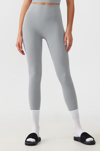 Women Free Size Nude Hip Lifting Shaping Fitness 9/10 Yoga Pants