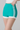 Women's Side Contrast Double Stripes Slim Fit Sports Shorts