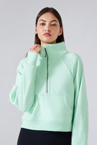 Women'S Half Zip Sweatshirt