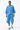 Men's Waffle Knit Set:Loose Fit T-shirt & Knee Length Shorts