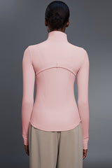 Women Slim-Fit Stretch Yoga Cycling Running Workout Jacket