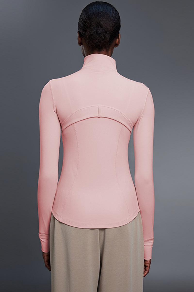 Women Slim-Fit Stretch Yoga Cycling Running Workout Jacket