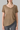 Women's V-Neck Side Drawstring Sheer Lazy Style T-shirt