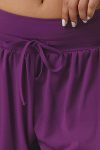 Women High-Waisted Loose Fit Quick-Dry Anti-Slip Yoga Shorts