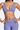 Women's Deep V  Neck Removable Pad Wide Straps Sports Bra