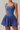 Women's Square Neck Bubble Hem Built-in Shorts Mini Dress