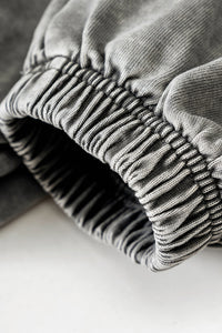 Lightweight Washed Joggers - Distressed Casual Sweatpants for Spring/Summer