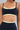 Women's Athletic Fake 2 Piece Polka Dot Yoga  Bra