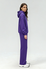 Unisex Oversize Fleece-Lined Hoodie and Pants Set