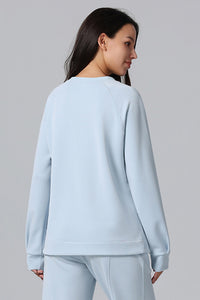 Loose Athletic Long Sleeve Pullover Sweatshirt