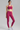 Women's U-Neck Crisscross Back  Bra And Leggings Yoga Sets