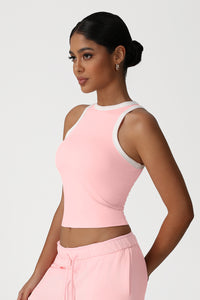 Women Slim Fit Color Block Training Vest
