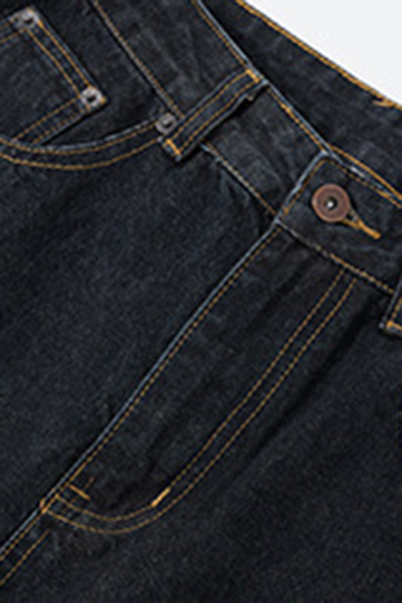 Women Retro Wide-Leg Classic Denim Pants