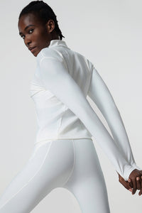 Front cardigan zipper track jacket